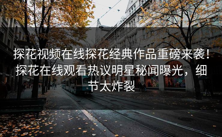 探花视频在线探花经典作品重磅来袭！探花在线观看热议明星秘闻曝光，细节太炸裂